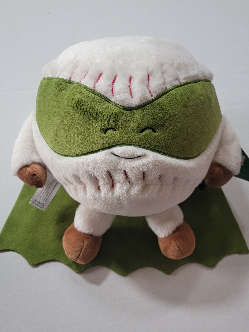 NWT Fao Schwarz Baseball Plush Heroes of the Game